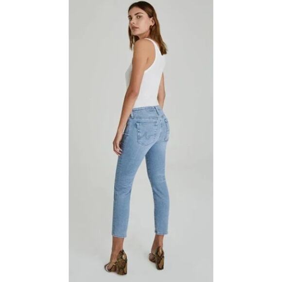AG Jeans Adriano Goldschmied Prima Crop 26 Years Skylight Light Wash Jeans sz 29 - Picture 1 of 12